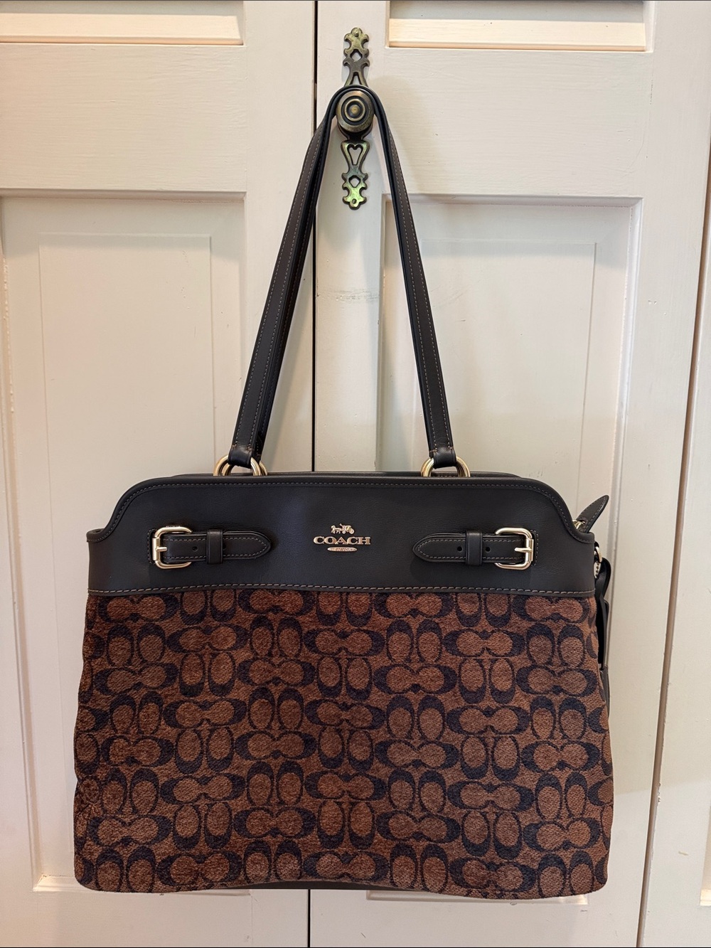 Coach Easton Tote Bag In Signature Chenille